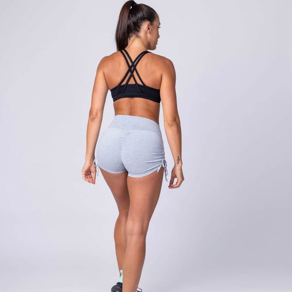 Scrunch Up High Waisted Workout Shorts